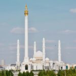 ashgabat white marble buildings