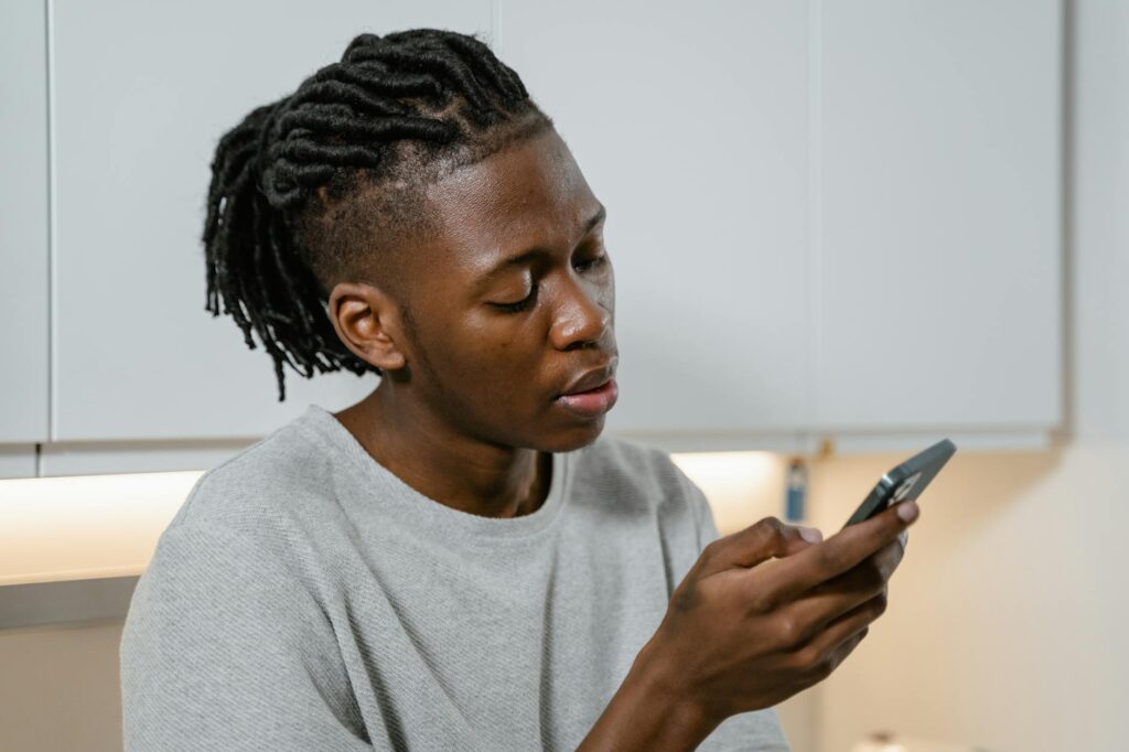 person using laptop productivity app